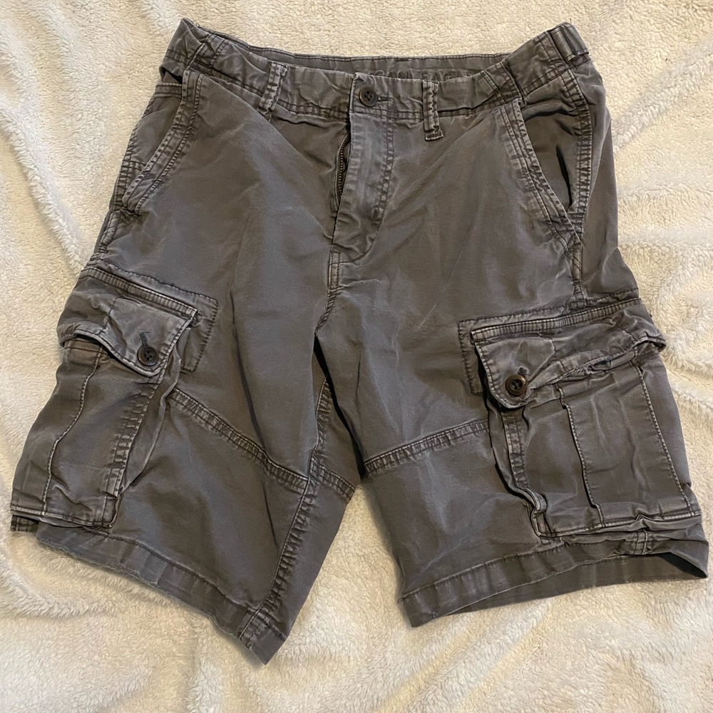 American Eagle Outfitters Charcoal Cargo Shorts